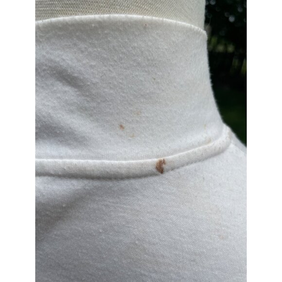 Christmas-Themed Womens Navy Button-Up Jacket & White Turtleneck Set With Winter - Picture 6 of 15